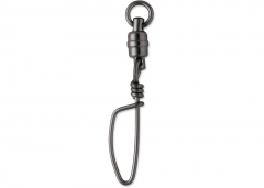 VMC Black Stainless Steel H-D Ball Bearing Tournament Snap Swivel