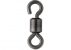 VMC Black Stainless Steel Open Eye Rolling Swivel