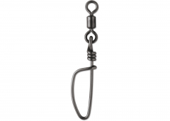 VMC Black Stainless Steel Tournament Snap Swivel