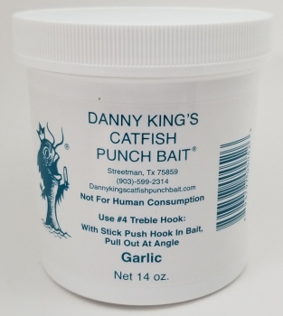 Danny King Catfish Punch Bait Garlic Gallon Fishing Hook Treble